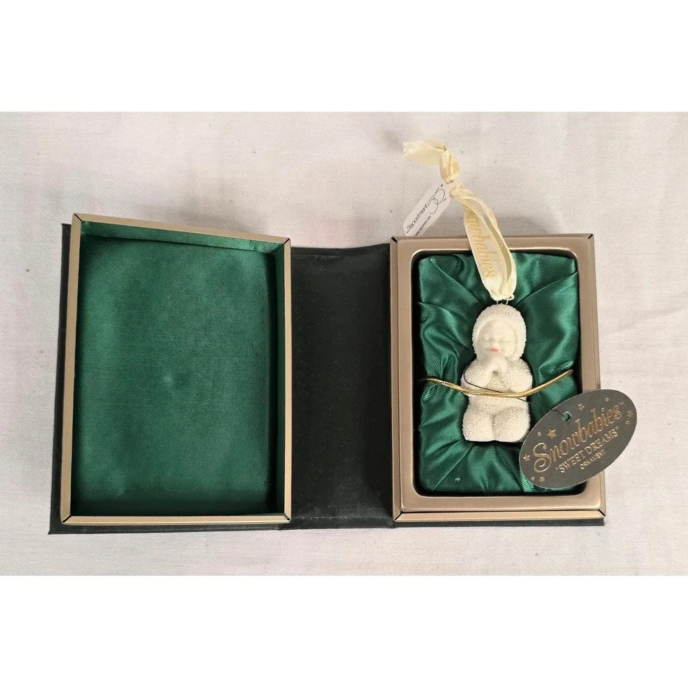 Department 56 Snowbabies Sweet Dreams Ornament Book Box 56.68903 Vintage 2001